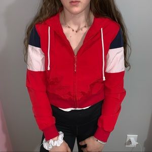 Brandy Melville Cropped Windbreaker